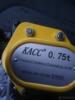 Predám retazovy kladkostroj 750kg