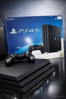 Ps4 PRO 1TB Black perfektný stav