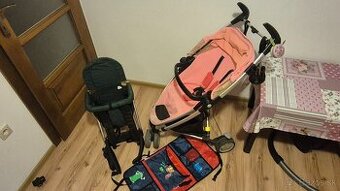 Predam kočík quinny zapp, turisticky nosic a organizet do au