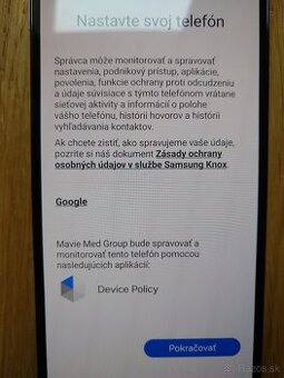 Samsung A53 5G, stav velmi pekny, ale blokovany
