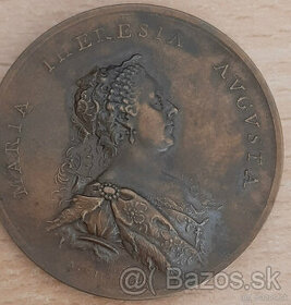 korunovačná medaila z korunovácie Maria Theresia z 25.6.1741