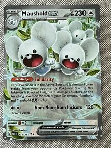 Pokemon Maushold ex 155/182