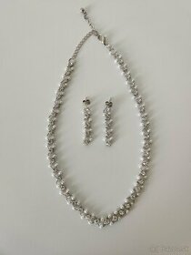 Slávnostný set náhrdelník + náušnice