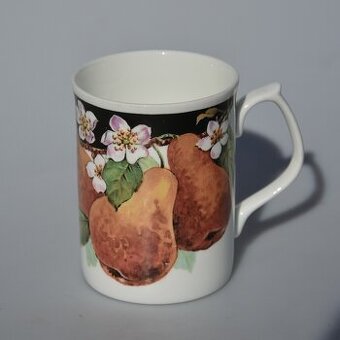 2 anglické porcelánové hrnčeky - Hrušky a Slivky