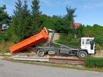 Preprava-odvoz-dovoz hákovým kontajnerom