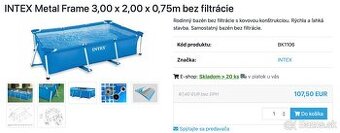 Bazén s filtrom