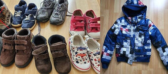 detske topanky, vel.23 -30 a detska zimna bunda