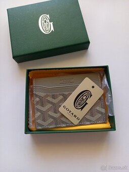 Peňaženka goyard 1:1 sivá