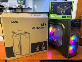 Herný PC, FX-8370, 16GB RAM, AMD RX 570, 1TB, 600W, GAMEMAX