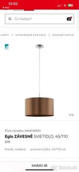 Eglo závesné svietidlo