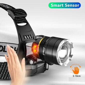 led čelovka pre náročných, BEZDOTYKOVÝ SENZOR - 1