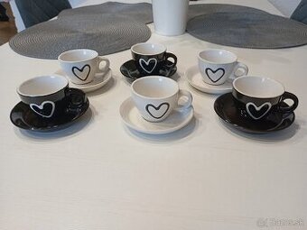 Šálky na kávu - sada