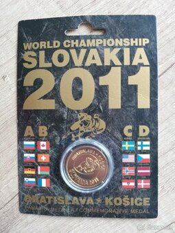 Pamätná medaila MS 2011 Slovakia