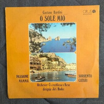Gaetano Bardini O Sole Mio LP 1974 Opus VG+