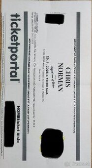 Vstupenka Chris Norman 29.1. STEEL ARÉNA Košice