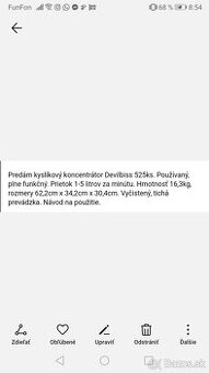 Kyslikový koncentrát Devilbiss 525