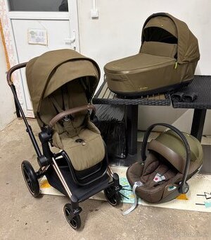 Kočík Cybex Priam Rosegold Khaki Green