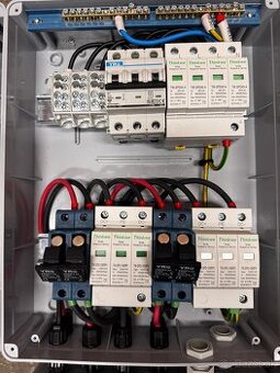 Fotovoltický rozvádzač 2 string AC+DC T2