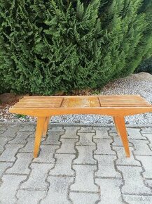 RETRO stolík, retro taburetka