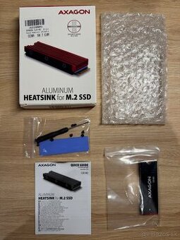 Axagon CLR-M2 hliníkový pasívny chladič SSD