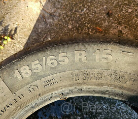 Predám letné pneumatiky Continental 185/65 R15 T
