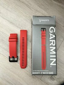 Original Garmin Quickfit 22mm náramok červený a ine - 1