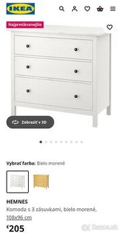 Komoda Ikea Hemnes