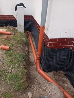 Odvodnenie,drenaze,dažďové zvody obkopy