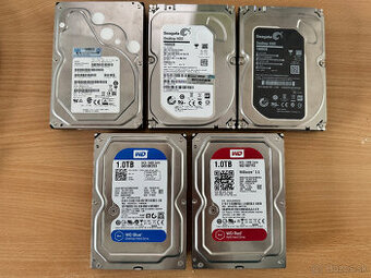 HDD disky 2,5" / 3,5" rôzne modely