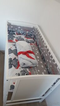 Detská postieľka 120x60 s vybavením