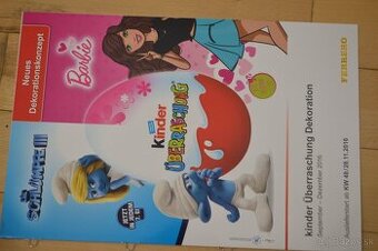 KINDER Reklamné letáky,.