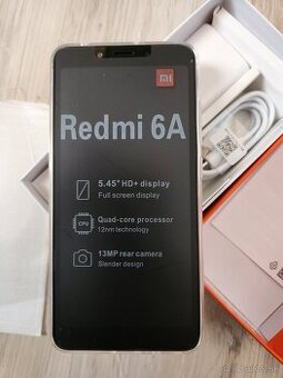 Redmi 6a Dual sim Nový 3GB ram32GB ro.