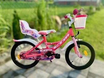 💖 Detský bicykel CTM Jenny 16” - ako NOVÝ, pre princeznú