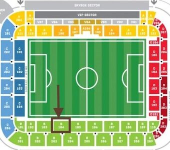 2 vstupenky na finále EURO U21 - sektor B104