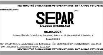Separ - Tehelné pole