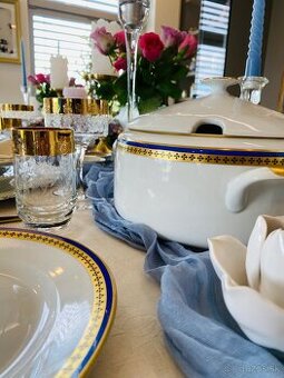 Veľká retro obedová súprava, posielam kuriérom