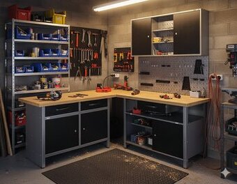Dielenský rohový ponk KLASIK I (4dielna zostava), DPH,