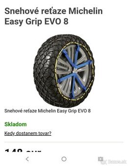 Snehové reťaze michelin