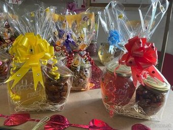 Včelí med- vianočné-mikulašske balíčky-košíčky-darčeky