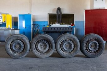 plechové disky 5×114,3 R15 + zimné pneumatiky