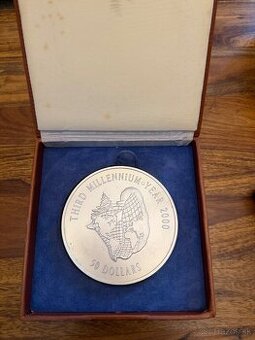 Predám investičnú striebornú mincu – 2 kg