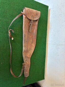 Staré koženné púzdro na pušku