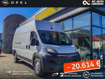 Opel Movano Van L4H3 ( dĺžka 3030 mm, šírka 1670 mm, výška 2