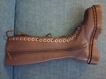 Dr.Martens vysoké kožené čizmy