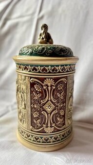 Starožitná keramická nádoba na tabak