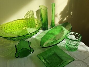 Sklo misy vazy svietnik