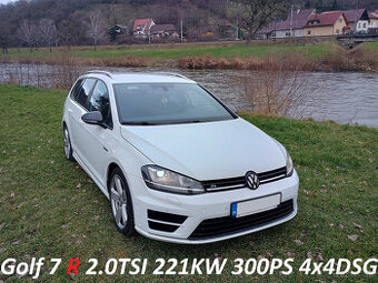 PREDÁM VOLKSWAGEN GOLF 7 R 2.0TSI 221KW 300PS 4X4 DSG