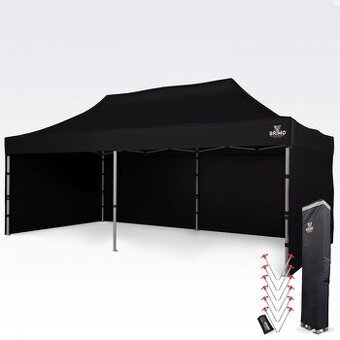 Hliníkový nožnicový stan do depa 4x8m Premium + 3 steny