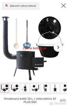 Zabaleny, nepouzity kotlik, kotlina, kotlikova suprava