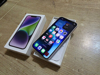 Iphone 14 Purple v Top stave s novou bateriou telefon nema z